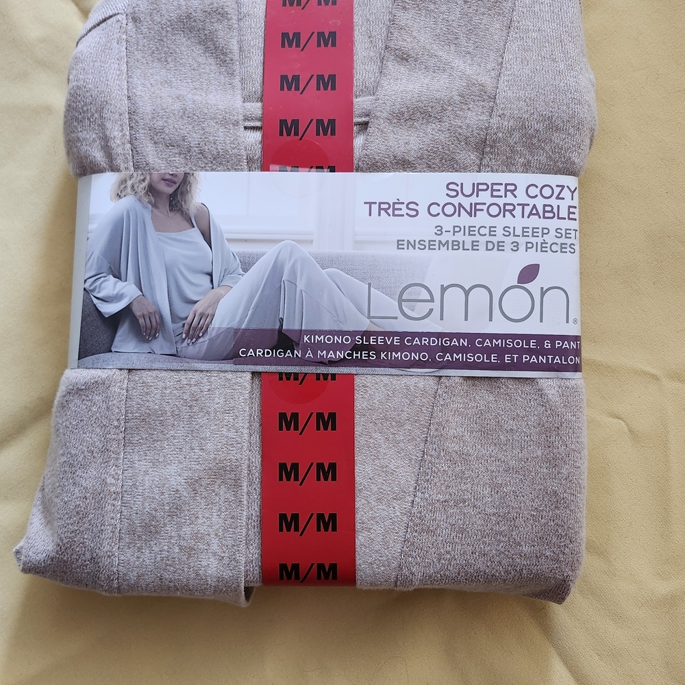 Lemon Cozy Gray Lounge Set